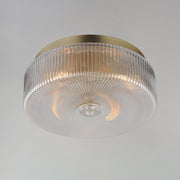 Kasbah 4 Light Flush Mount in Satin Brass