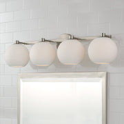 Ansley 4-Light Bath Vanity Light in Brushed Nickel