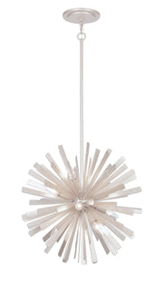 Confluence 12-Light Pendant in Piastra White