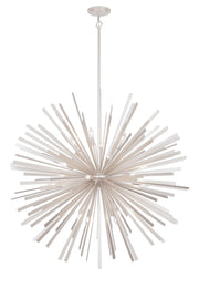 Confluence 20-Light Pendant in Piastra White