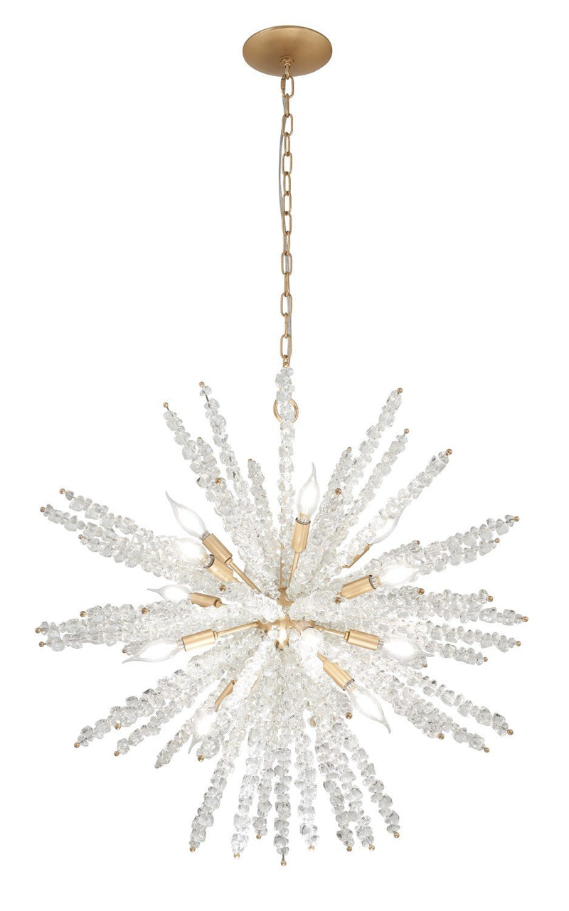 Aisi 12-Light Pendant in Fawn Gold
