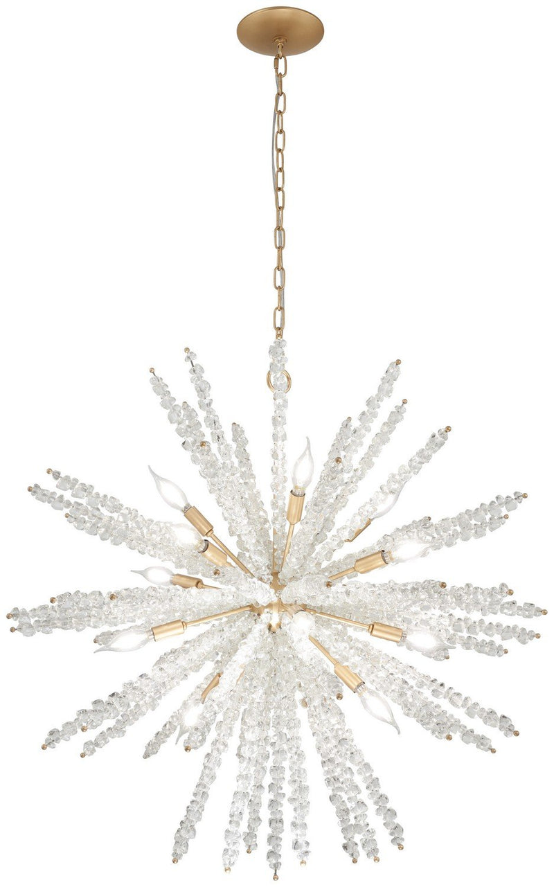 Aisi 16-Light Pendant in Fawn Gold