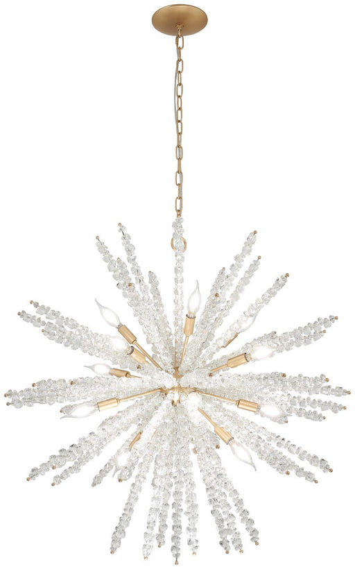 Aisi 16-Light Pendant in Fawn Gold