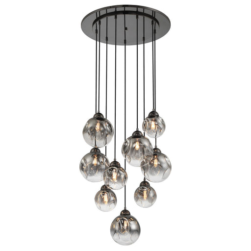 Neveh 9-Light Pendant in Gun Metal