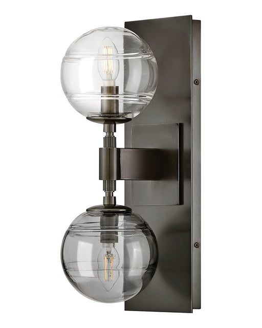 Oberon 2-Light Wall Sconce in Black Oxide