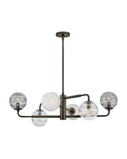 Oberon 6-Light Chandelier in Black Oxide