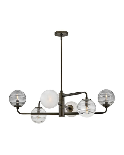 Oberon 6-Light Chandelier in Black Oxide