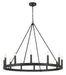 Dutton 12 Light Chandelier in Coal
