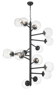 Millikan 15-Light Chandelier in Coal