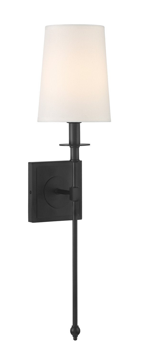 Calera Wall Sconce in Coal Black