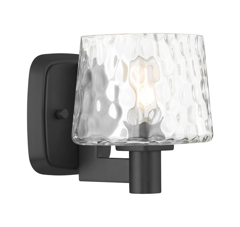 Drysdale Bath Sconce in Coal Black