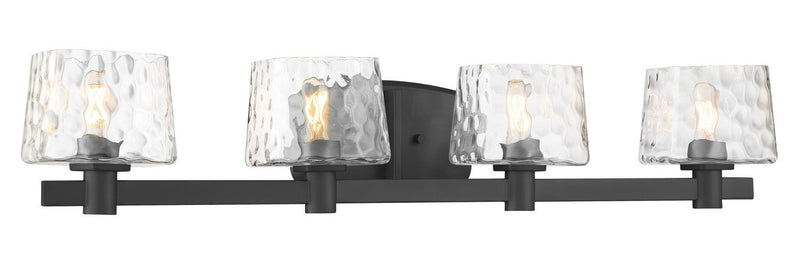 Drysdale 4-Light Bath Vanity Light in Coal Black