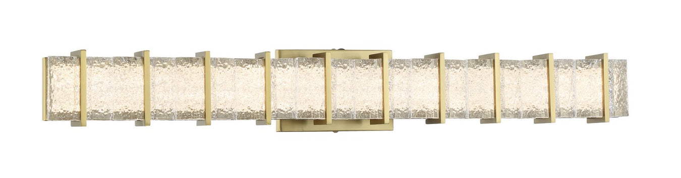 Sevryn LED Bath Vanity Light in Soft Brass