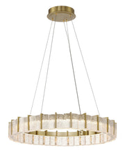 Sevryn 27.5" LED Pendant in Soft Brass