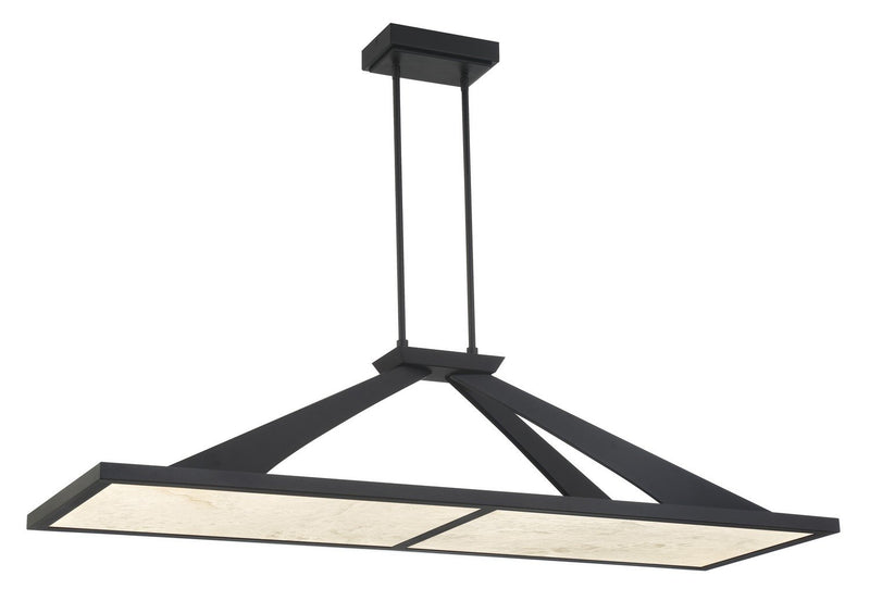 Stiles LED Linear Pendant in Sand Coal Black