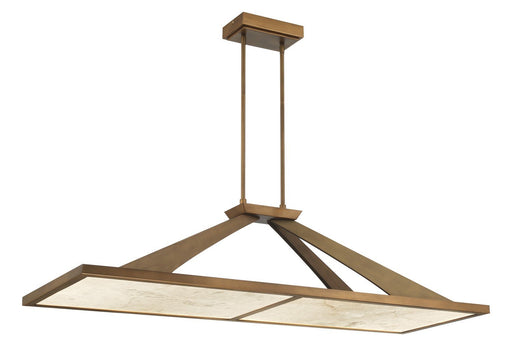 Stiles LED Linear Pendant in Ashen Gold