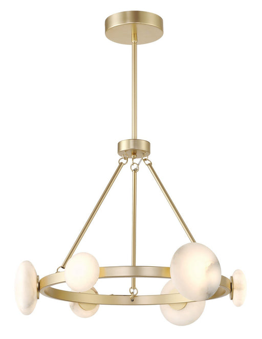 Zill 28" LED Chandelier in Lily Gold