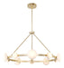 Zill LED Chandelier in Lily Gold