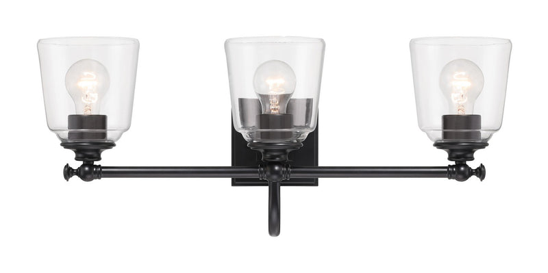 Antonia Three Light Bath Vanity in Coal