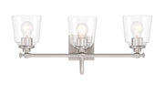 Antonia 3-Light Bath Vanity Light in Brushed Nickel