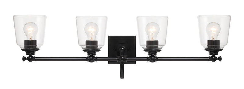 Antonia Four Light Bath Vanity in Coal