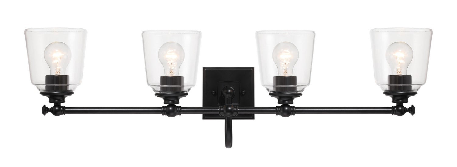 Antonia Four Light Bath Vanity in Coal