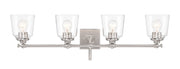 Antonia 4-Light Bath Vanity Light in Brushed Nickel