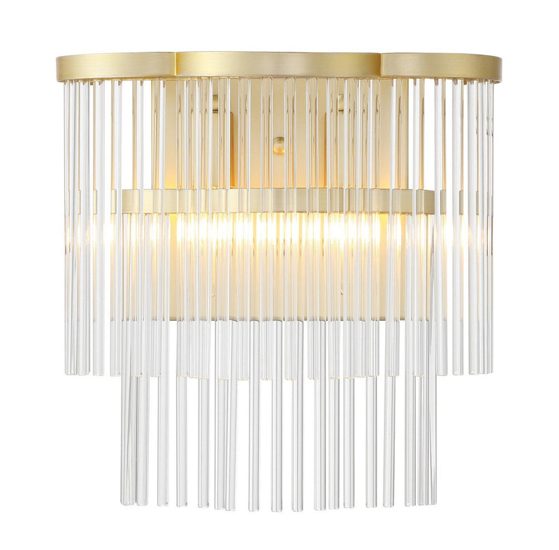 Azura 2-Light Wall Sconce in Heirloom Brass
