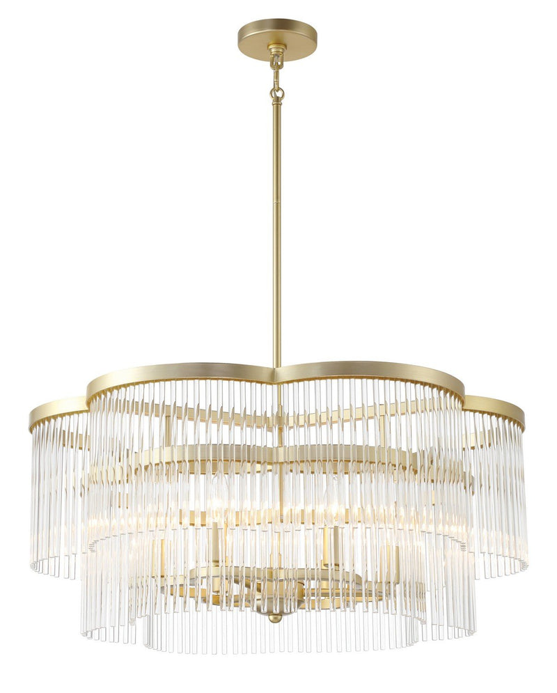 Azura 6-Light Medium Pendant in Heirloom Brass