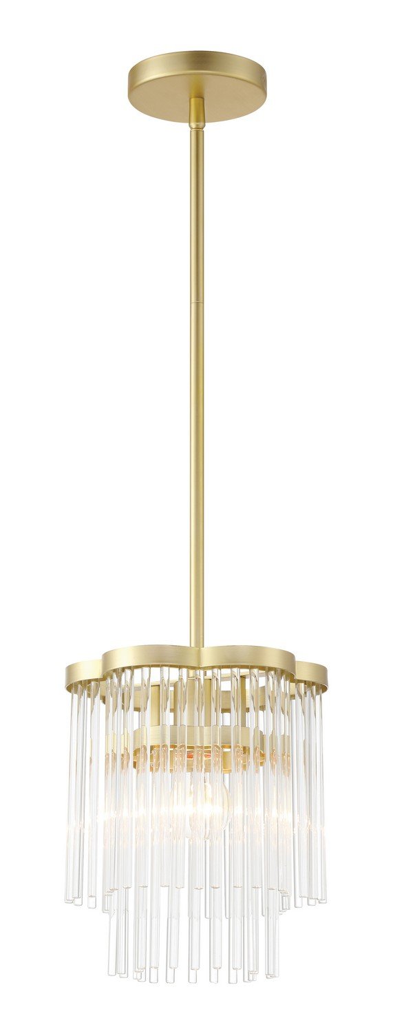 Azura Mini Pendant in Heirloom Brass
