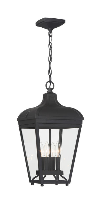 Marquee Four Light Outdoor Pendant in Sand Coal