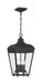 Marquee Four Light Outdoor Pendant in Sand Coal