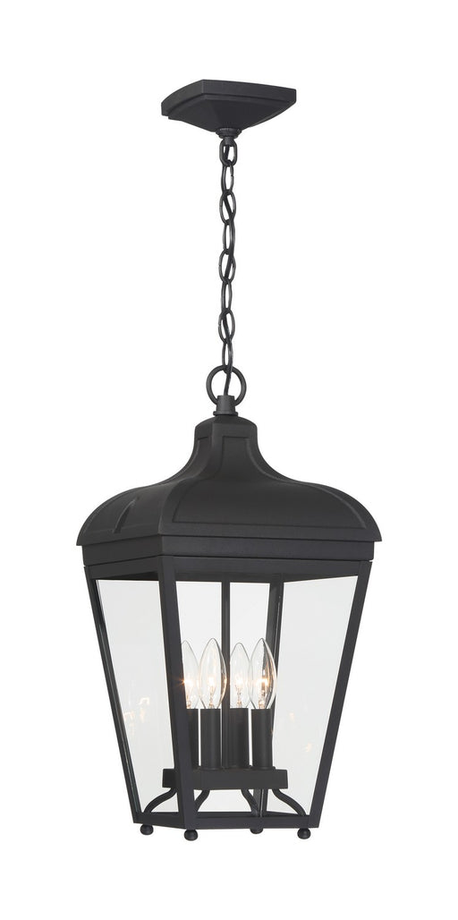 Marquee Four Light Outdoor Pendant in Sand Coal