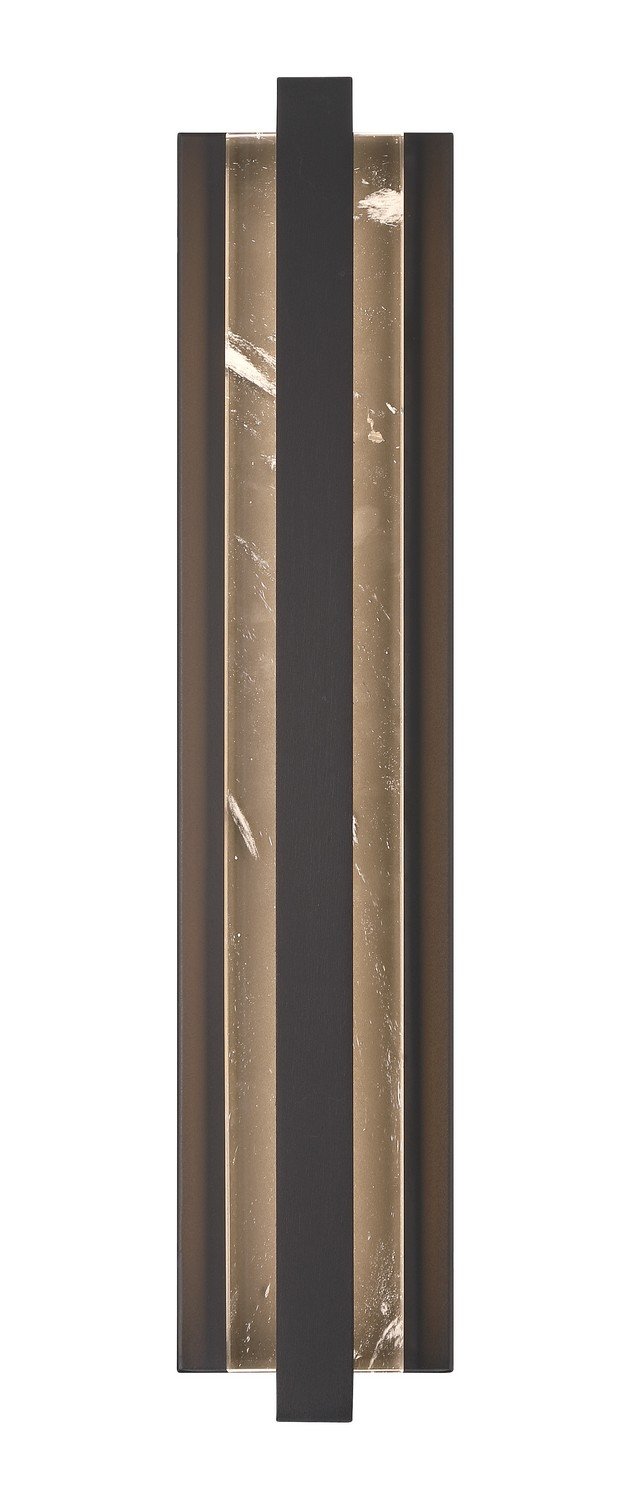 Hvar LED 24" Outdoor Wall Sconce in Sand Coal Black