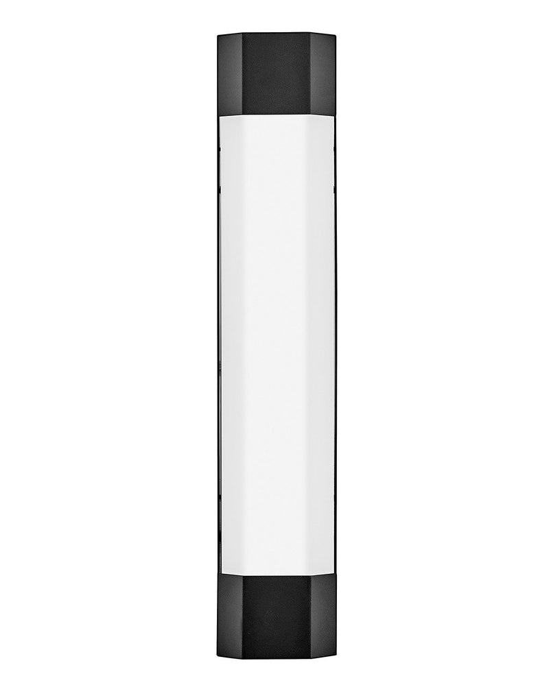 Facet Large Outdoor Wall Sconce in Black