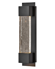 Rune Medium Outdoor Wall Sconce in Black