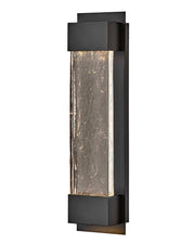 Rune Large Outdoor Wall Sconce in Black