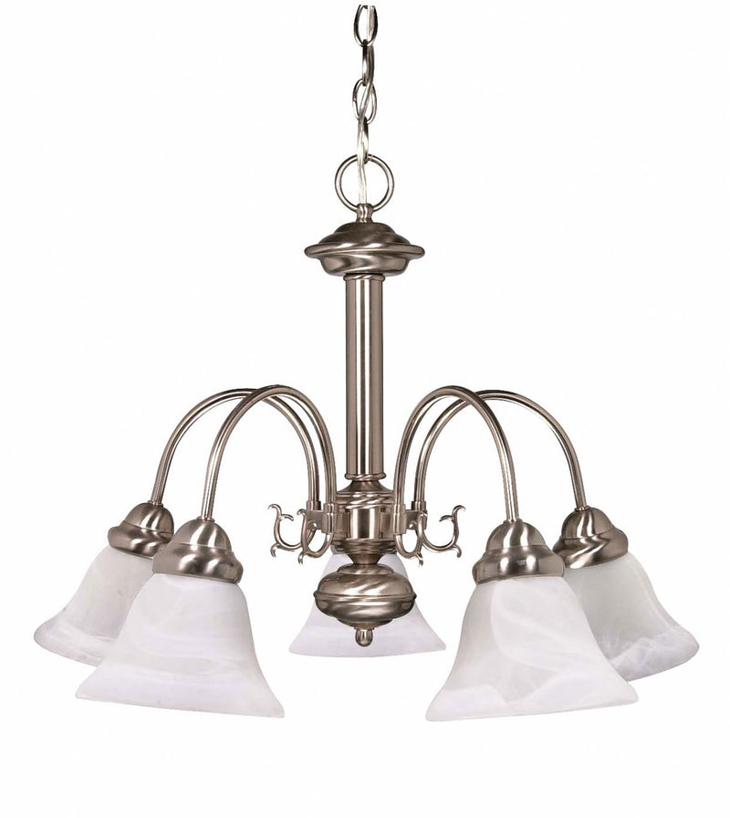 Ballerina 5-Light Chandelier in Brushed Nickel