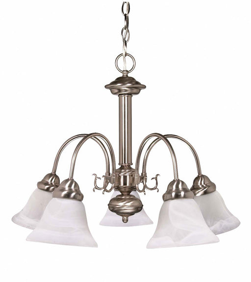 Ballerina 5-Light Chandelier in Brushed Nickel