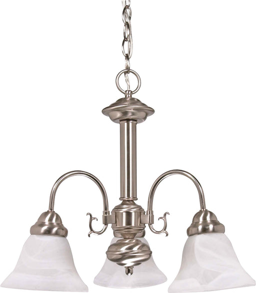 Ballerina 3-Light Chandelier in Brushed Nickel
