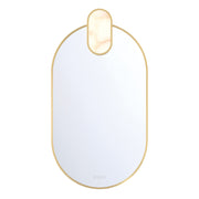Mrissa 21" x 39" LED Vanity Mirror in Gold