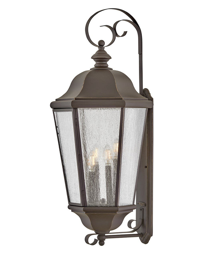 Edgewater Grande 4-Light Outdoor Wall Lantern in Oil Rubbed Bronze
