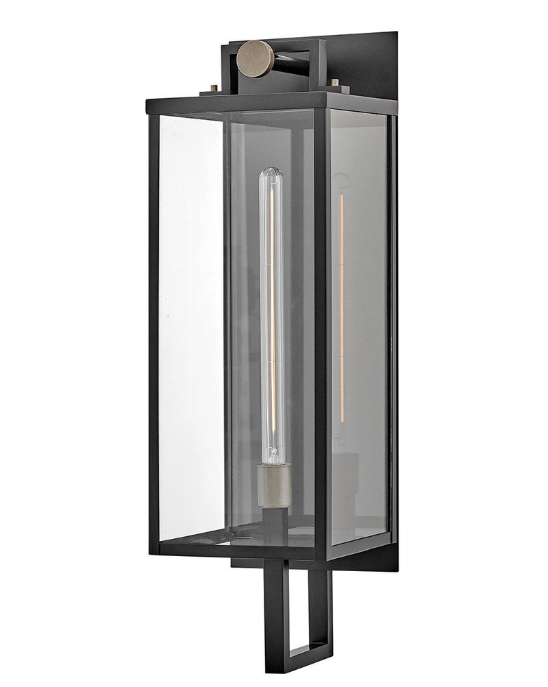 Catalina Extra Large Outdoor Wall Lantern in Black