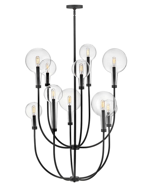 Alchemy 10-Light Chandelier in Black