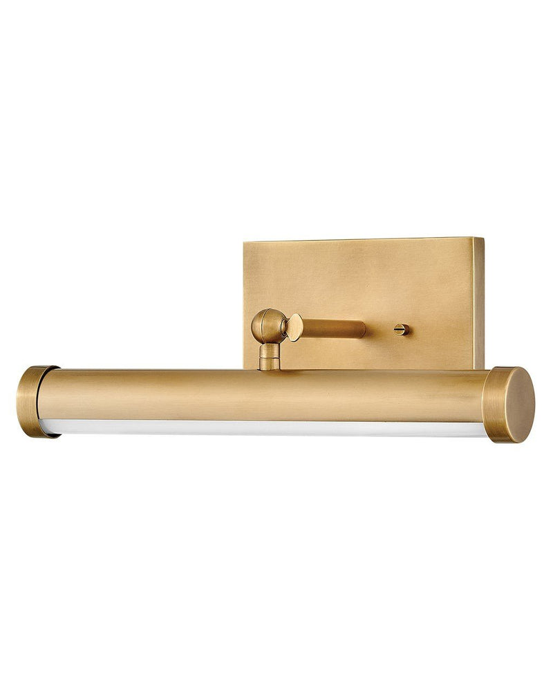Regis Small Picture Light in Heritage Brass