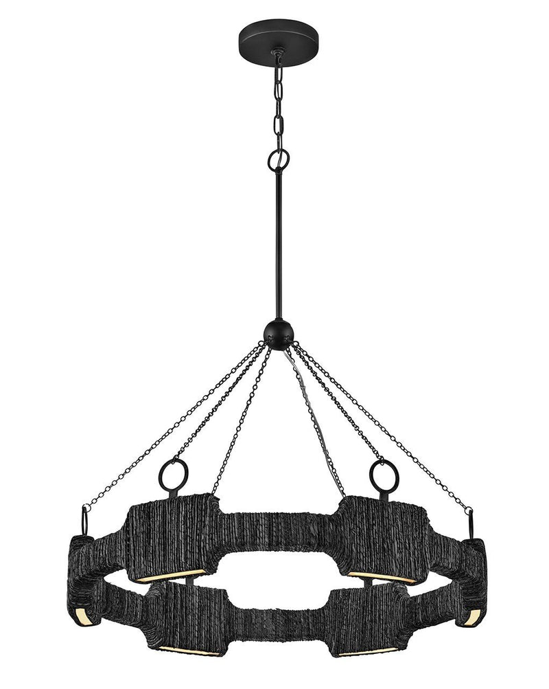 Raffi 30" Pendant in Carbon Black