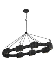 Raffi Linear Pendant in Carbon Black