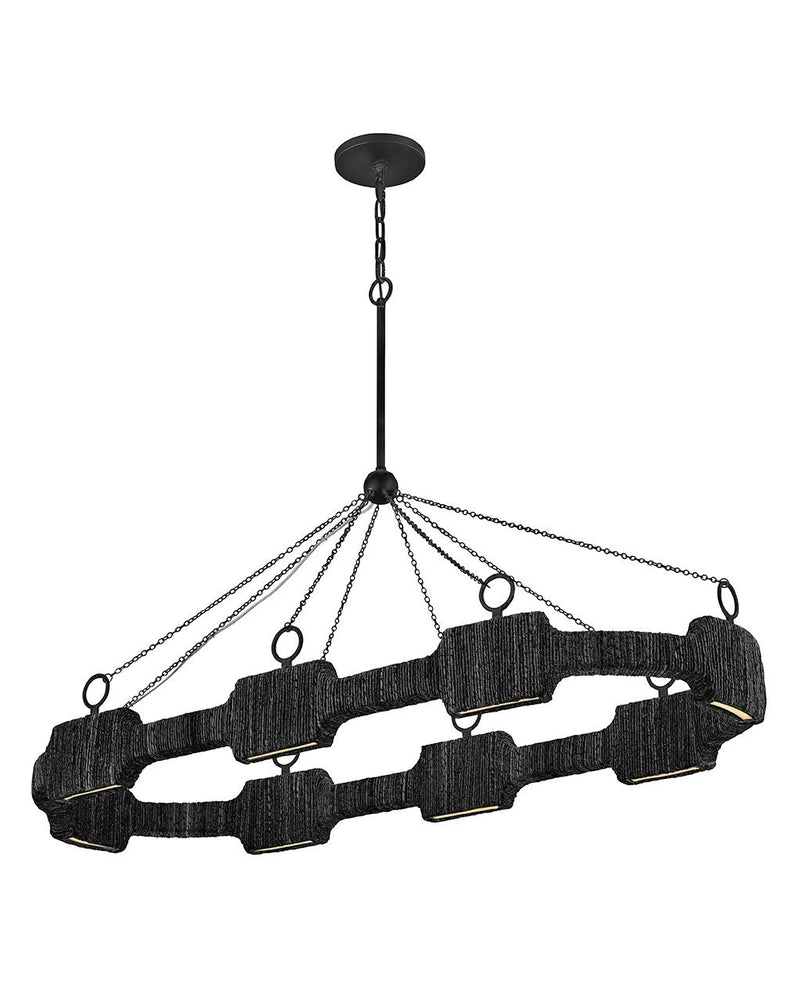 Raffi Linear Pendant in Carbon Black