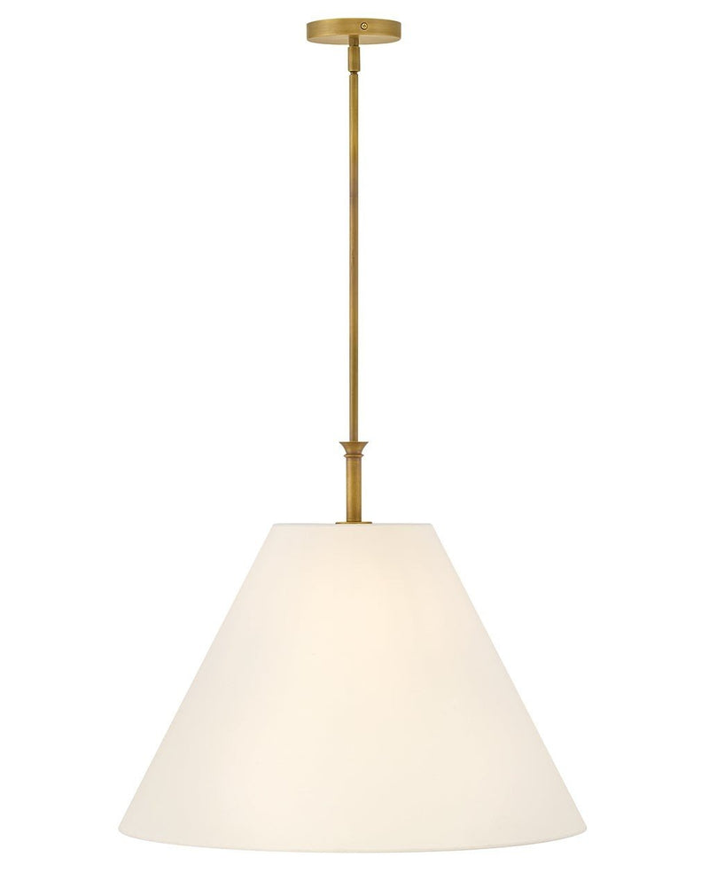 Greta Pendant in Heritage Brass