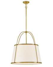 Clarke 4-Light Pendant in Lacquered Dark Brass
